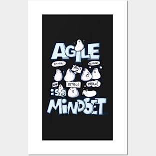 Agile is a mindset - 4 Posters and Art